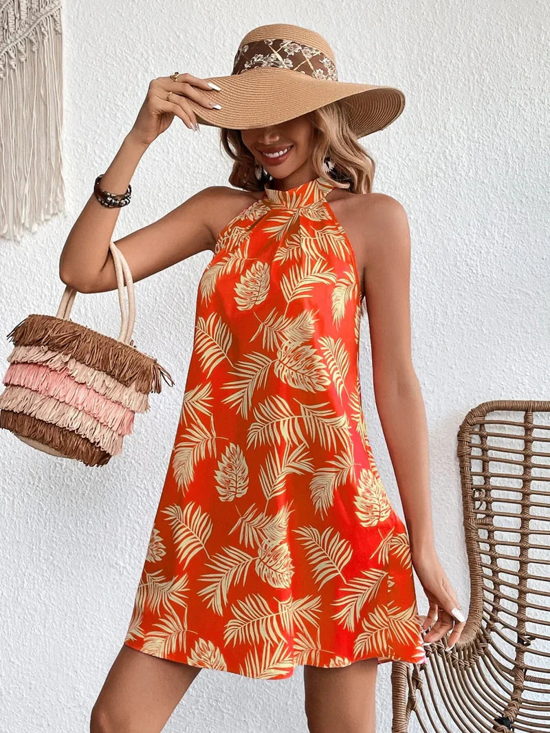 Robe Tropicale Élégante