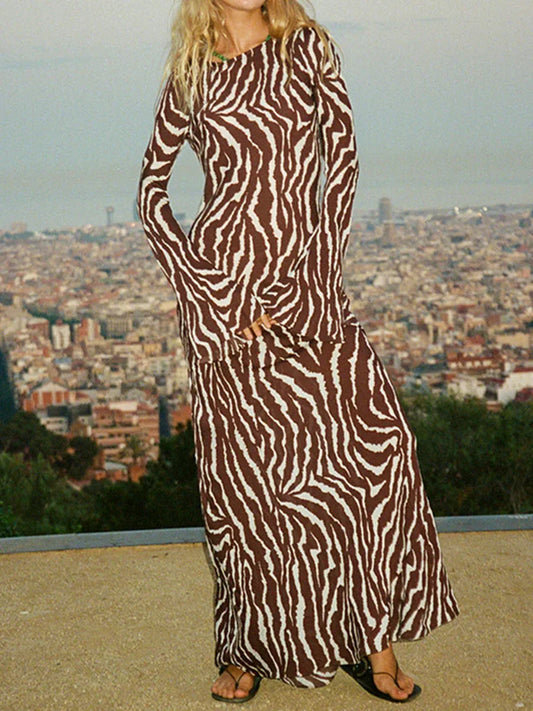 Robe Boho Y2K - Manches Longues - Décontractée Et Èlégante